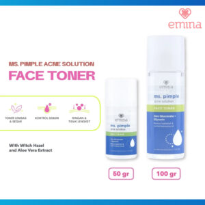 emina ms pimple acne solution face toner toner atasi jerawat