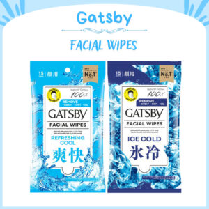 gatsby facial wipes 15 sheets/tissue wajah