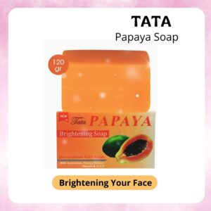 tata papaya brightening soap/ sabun pepaya 120gr