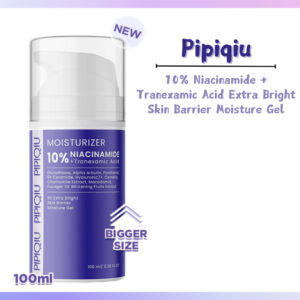pipiqiu 10% niacinamide tranexamic acid extra bright skin barrier moisture gel 100ml/pelembab wajah