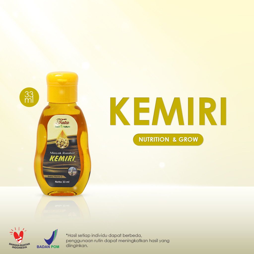 tata minyak rambut kemiri 33ml tata minyak rambut kemiri 33ml