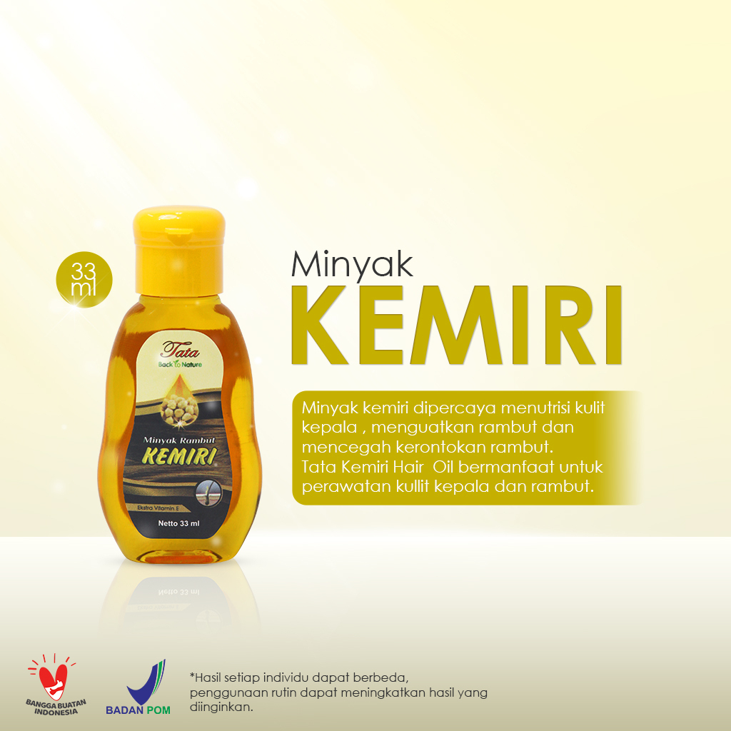 tata minyak rambut kemiri 33ml tata minyak rambut kemiri 33ml
