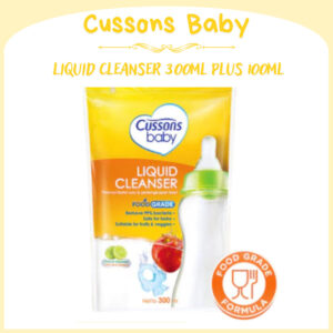 cussons baby liquid cleanser 300ml plus 100ml/pencuci botol susu