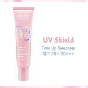 wardah uv shield tone up sunscreen spf 50+ pa+++ 30ml/sunscreen wajah
