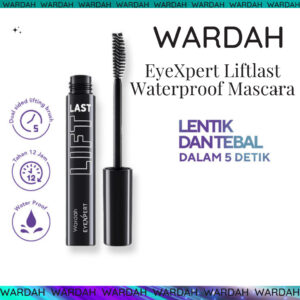 wardah eyexpert liftlast waterproof mascara 8ml | maskara