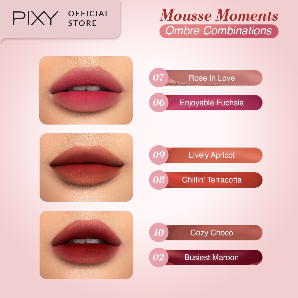 pixy mousse moments lip cream/lip tint pixy mousse moments lip cream/lip tint