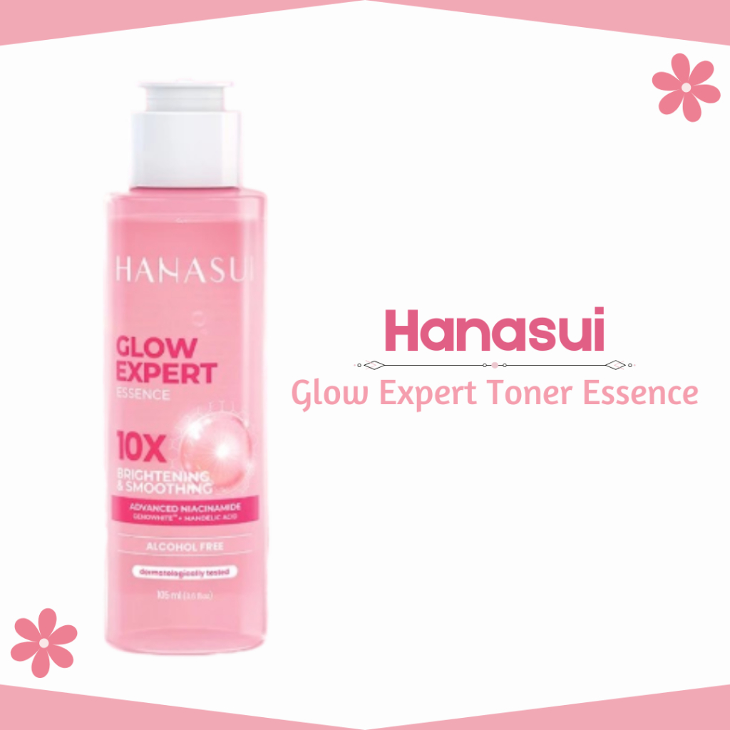 hanasui glow expert toner essence 105ml/toner wajah hanasui glow expert toner essence 105ml/toner wajah