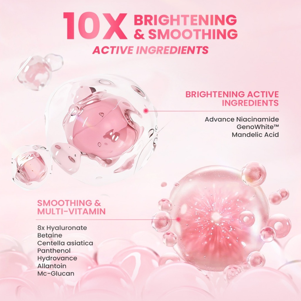hanasui glow expert toner essence 105ml/toner wajah hanasui glow expert toner essence 105ml/toner wajah