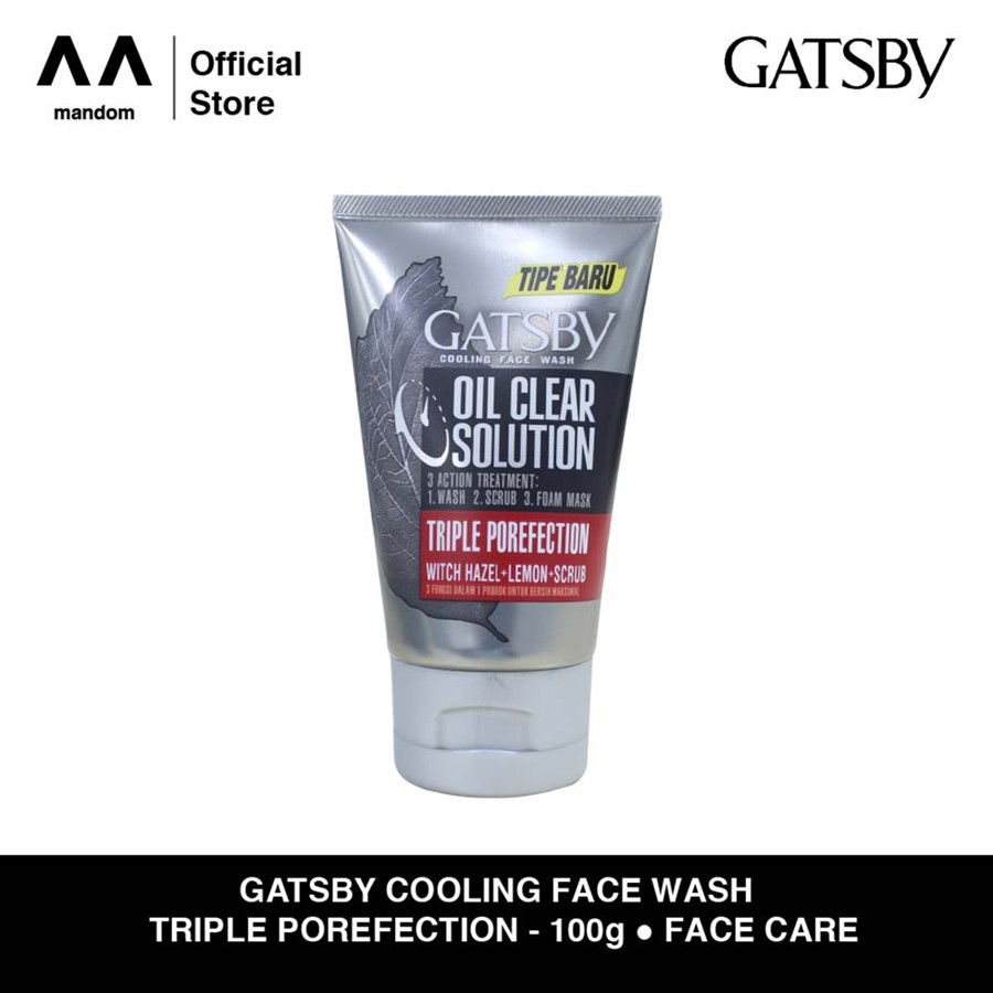 gatsby cooling face wash 100g/pembersih wajah gatsby cooling face wash 100g/pembersih wajah