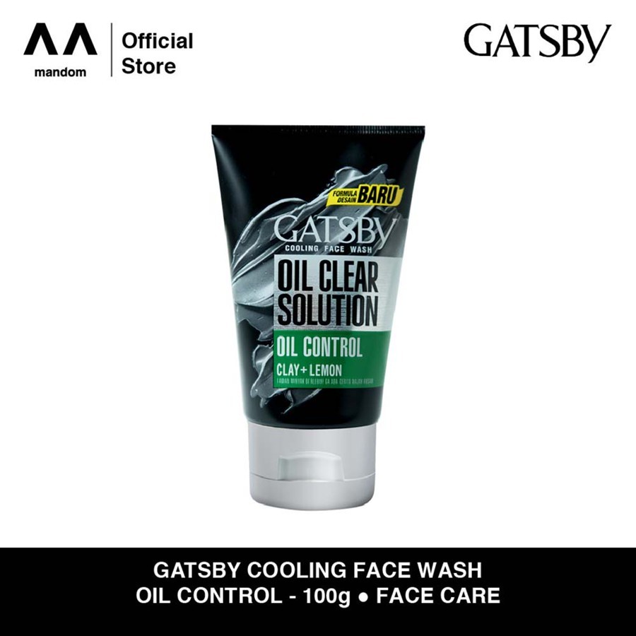 gatsby cooling face wash 100g/pembersih wajah gatsby cooling face wash 100g/pembersih wajah