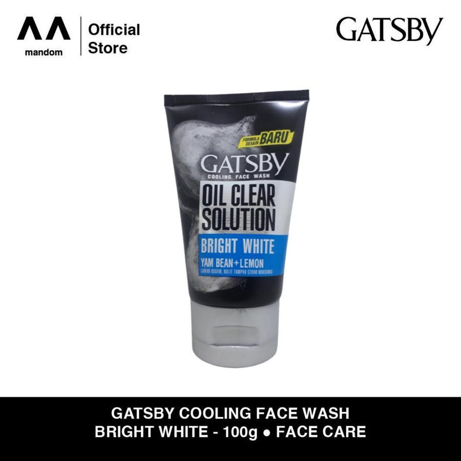 gatsby cooling face wash 100g/pembersih wajah gatsby cooling face wash 100g/pembersih wajah