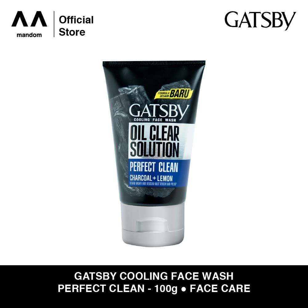 gatsby cooling face wash 100g/pembersih wajah gatsby cooling face wash 100g/pembersih wajah