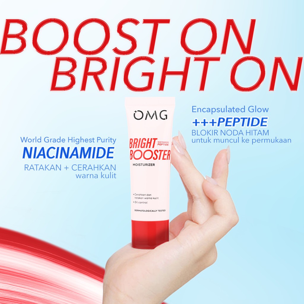 omg oh my glow bright booster moisturizer 25g/pelembab wajah omg oh my glow bright booster moisturizer 25g/pelembab wajah