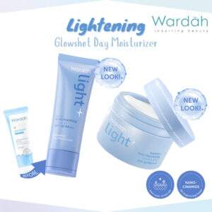 wardah lightening glowshot day moisturizer 20ml and 30g/pelembab wajah