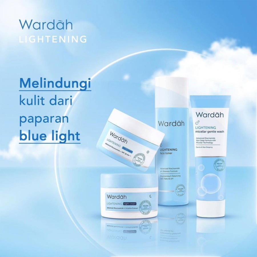 wardah lightening glowshot day moisturizer 20ml and 30g/pelembab wajah wardah lightening glowshot day moisturizer 20ml and 30g/pelembab wajah