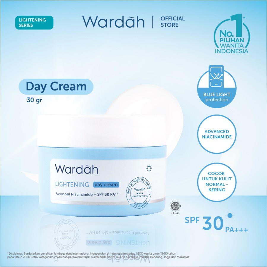 wardah lightening glowshot day moisturizer 20ml and 30g/pelembab wajah wardah lightening glowshot day moisturizer 20ml and 30g/pelembab wajah