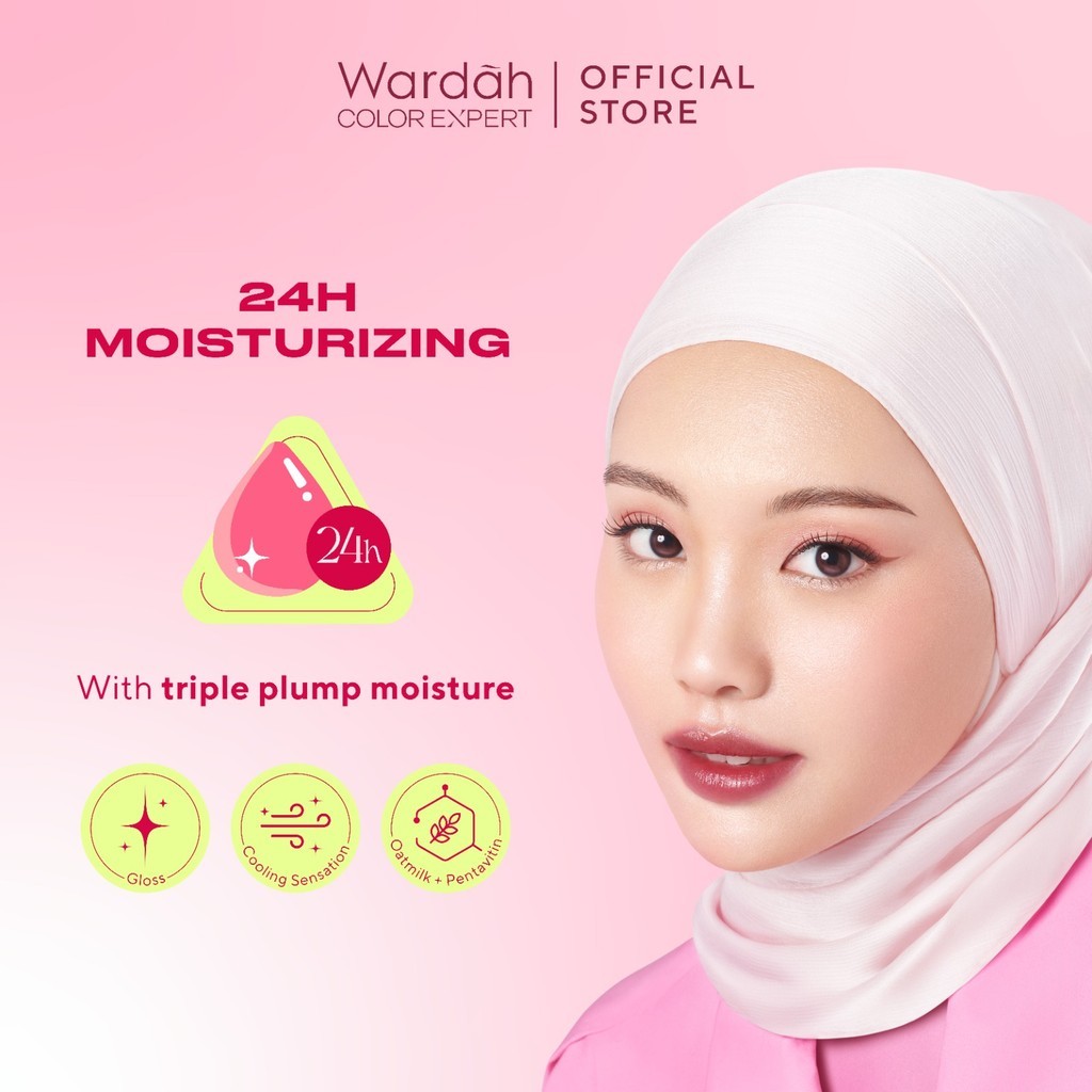 wardah moist dew tint 3g/lip tint wardah moist dew tint 3g/lip tint
