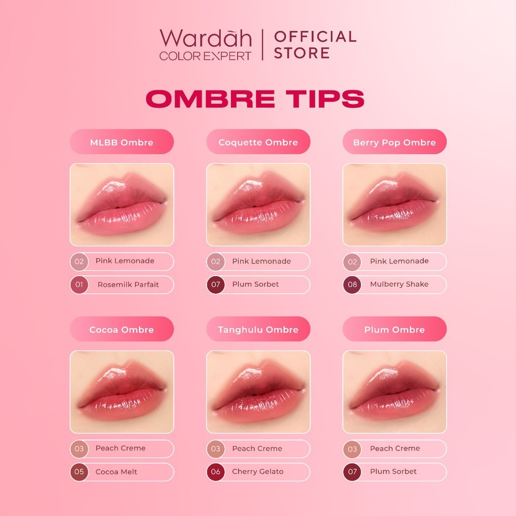 wardah moist dew tint 3g/lip tint wardah moist dew tint 3g/lip tint