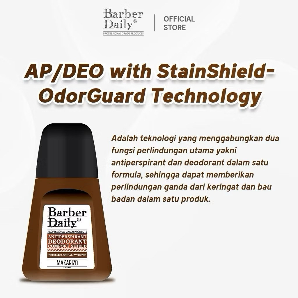 barber daily antiperspirant deodorant 50ml barber daily antiperspirant deodorant 50ml