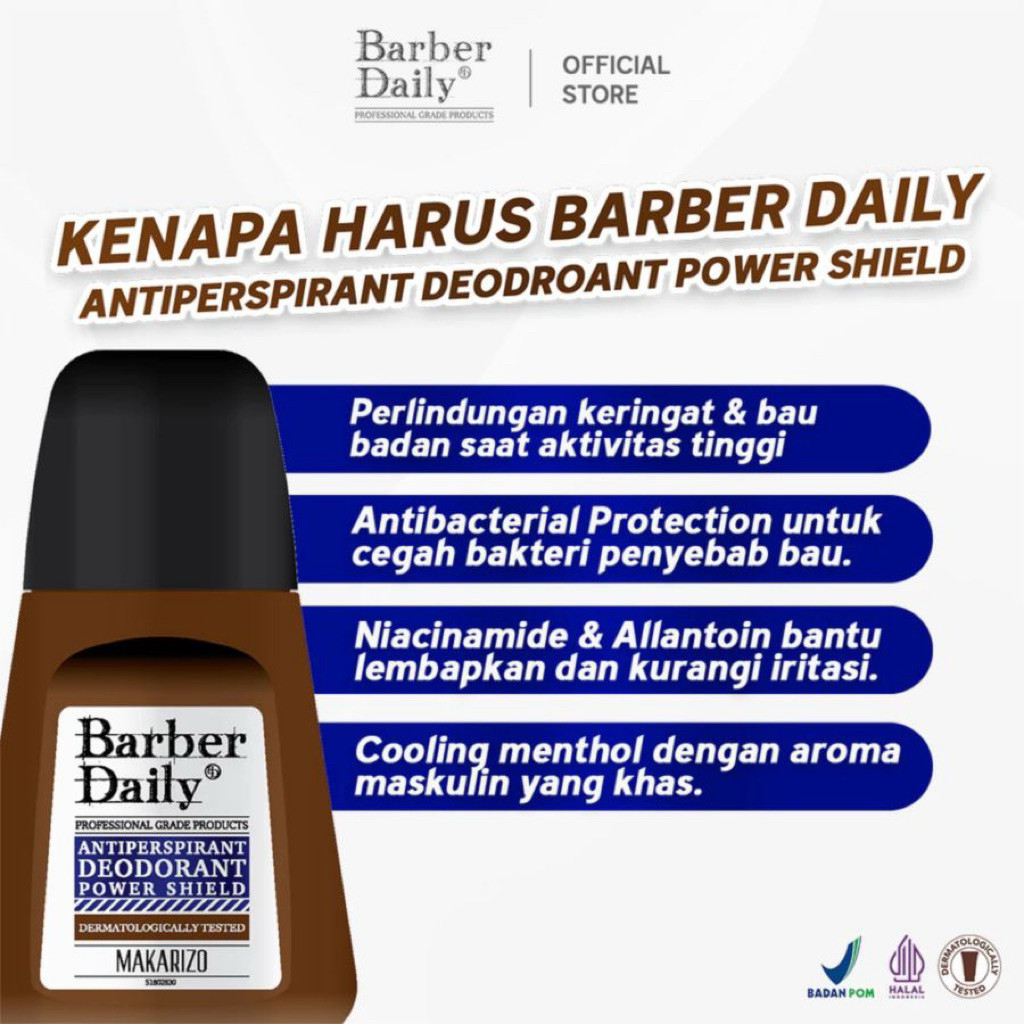 barber daily antiperspirant deodorant 50ml barber daily antiperspirant deodorant 50ml
