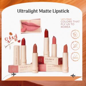 wardah colorfit ultralight matte lipstick | lipstik