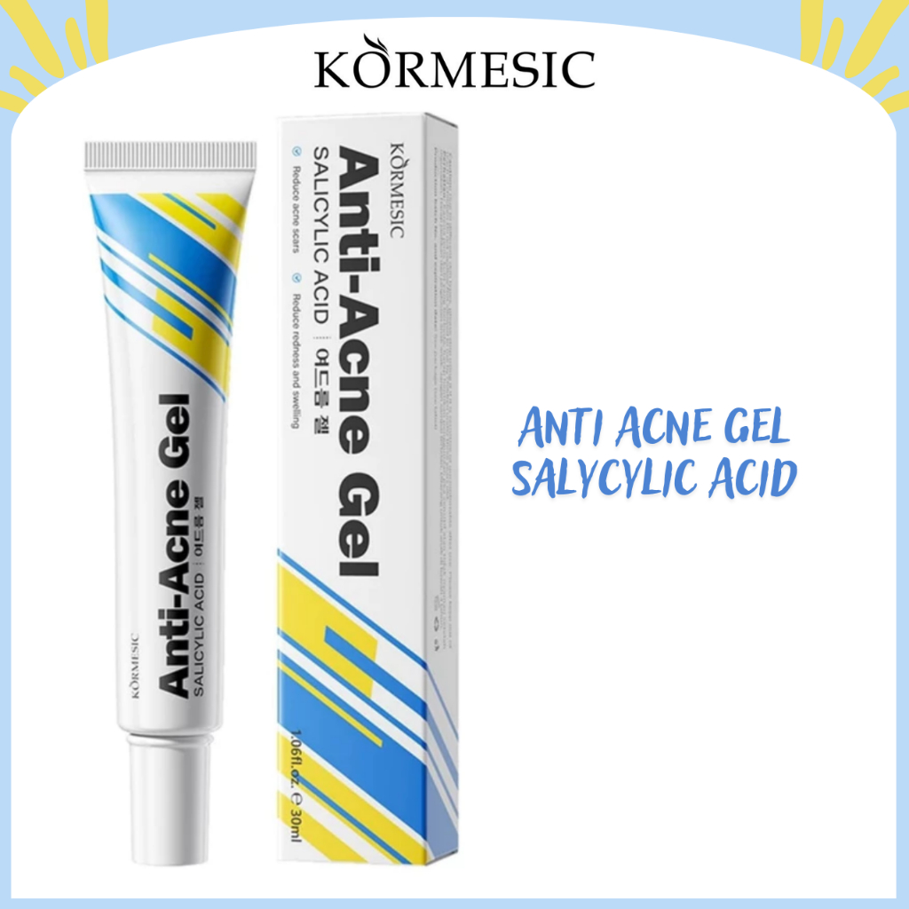kormesic anti acne gel salycylic acid 30ml/obat totol jerawat kormesic anti acne gel salycylic acid 30ml/obat totol jerawat