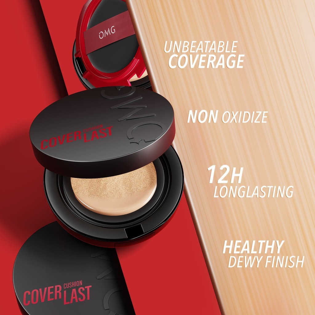 omg oh my glam coverlast cushion spf 30 pa+++ 15g omg oh my glam coverlast cushion spf 30 pa+++ 15g