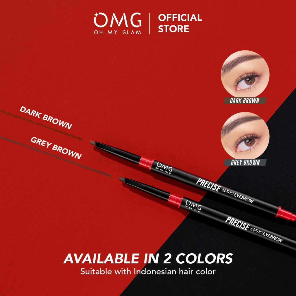 omg oh my glam precise matic eyebrow/pensil alis omg oh my glam precise matic eyebrow/pensil alis