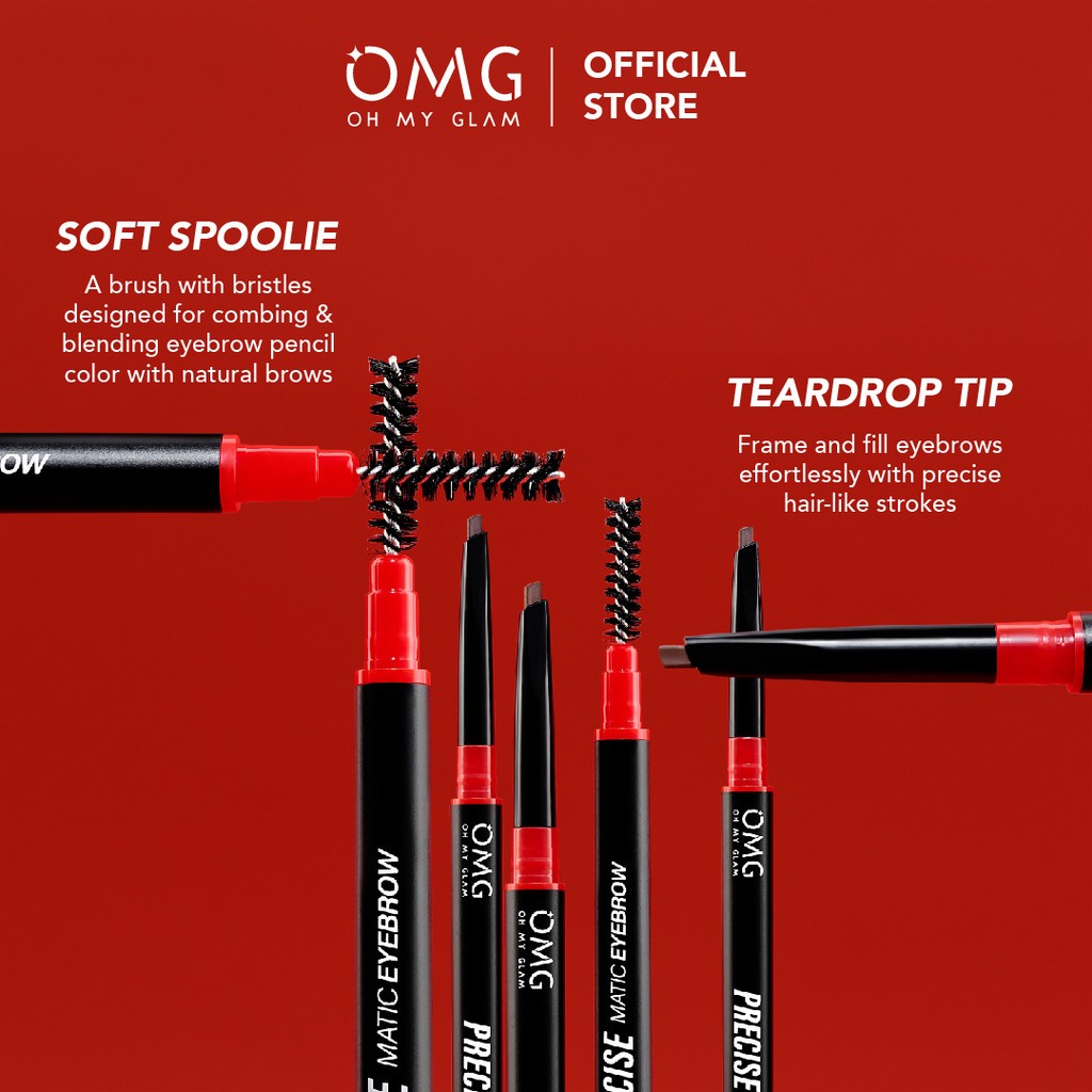 omg oh my glam precise matic eyebrow/pensil alis omg oh my glam precise matic eyebrow/pensil alis