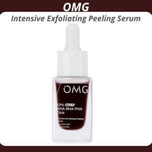 omg oh my glow 13% multi aha bha pha cica intensive exfoliating peeling serum 17ml/serum wajah