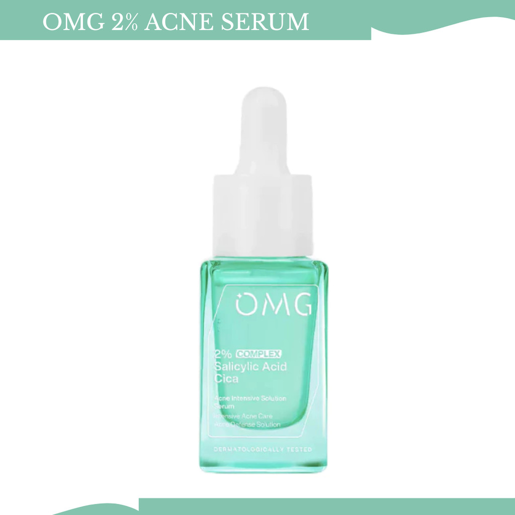 omg oh my glow 2% salicylic acid complex cica acne intensive solution serum 17ml/serum wajah omg oh my glow 2% salicylic acid complex cica acne intensive solution serum 17ml/serum wajah