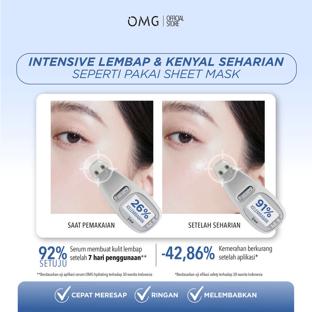 omg oh my glow 11x ultra hyaluron ceramide intensive serum 17ml/serum wajah omg oh my glow 11x ultra hyaluron ceramide intensive serum 17ml/serum wajah