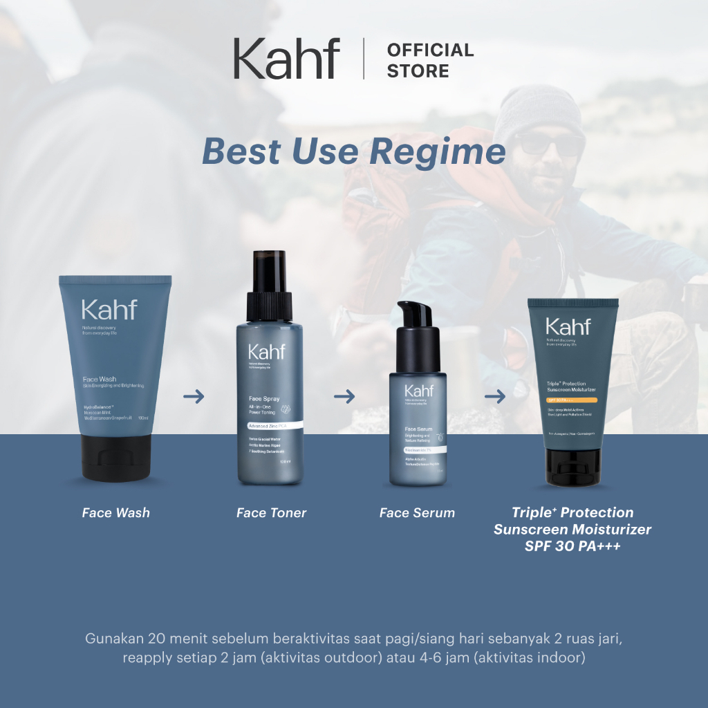 kahf invisible matte sunscreen stick spf 50 pa++++ 22 g / sunscreen pria kahf invisible matte sunscreen stick spf 50 pa++++ 22 g / sunscreen pria