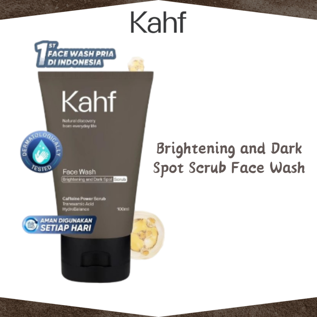 kahf brightening and dark spot scrub face wash 100ml kahf brightening and dark spot scrub face wash 100ml