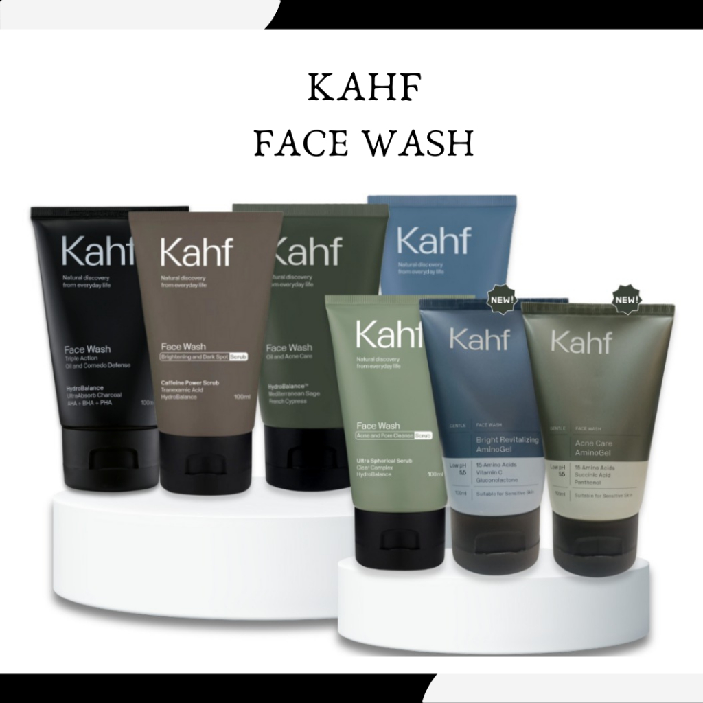 kahf men face wash 100ml | oil & acne control | skin energizing & brightening | oil & comedo defense kahf men face wash 100ml | oil & acne control | skin energizing & brightening | oil & comedo defense