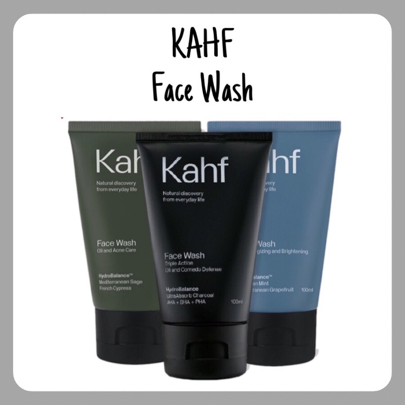 kahf men face wash 100ml | oil & acne control | skin energizing & brightening | oil & comedo defense kahf men face wash 100ml | oil & acne control | skin energizing & brightening | oil & comedo defense