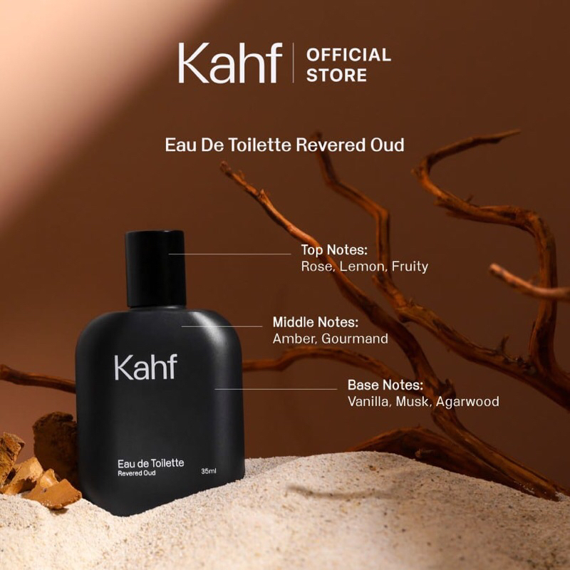 kahf men eau de toilette parfume 35ml/parfum pria kahf men eau de toilette parfume 35ml/parfum pria