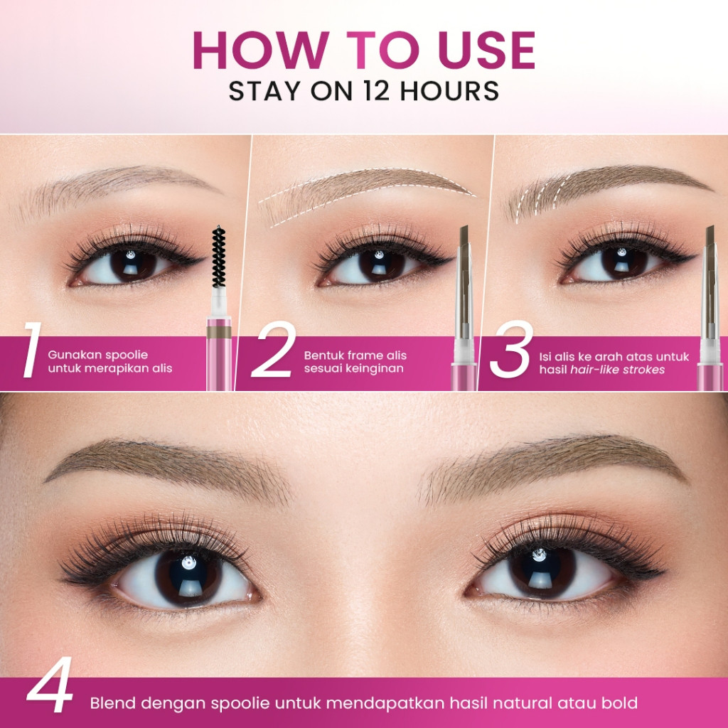 hanasui next level 2 in 1 browmatic definer 0.06g/pensil alis hanasui next level 2 in 1 browmatic definer 0.06g/pensil alis