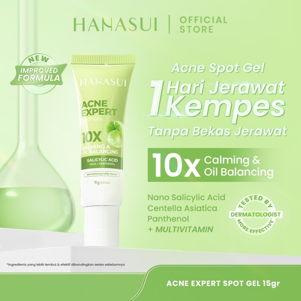 hanasui acne expert spot gel 15g/obat totol jerawat hanasui acne expert spot gel 15g/obat totol jerawat