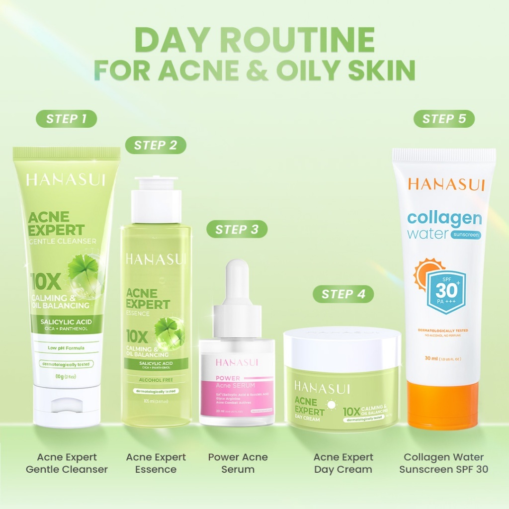 hanasui acne expert night cream 15g/pelembab wajah jerawat hanasui acne expert night cream 15g/pelembab wajah jerawat