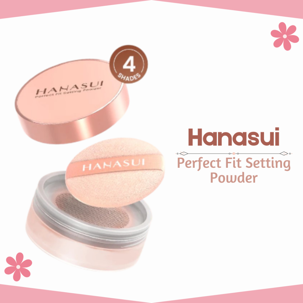 hanasui perfect fit setting powder 12g/bedak tabur hanasui perfect fit setting powder 12g/bedak tabur