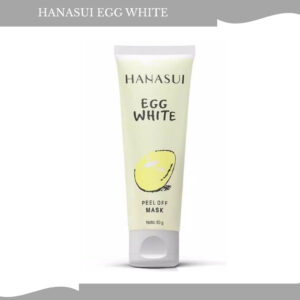 hanasui peel off mask egg white tube 80g/maser wajah