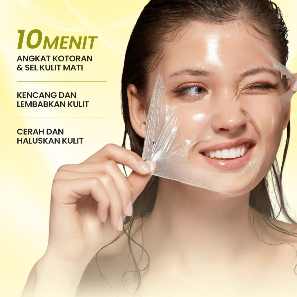 hanasui peel off mask egg white tube 80g/maser wajah hanasui peel off mask egg white tube 80g/maser wajah