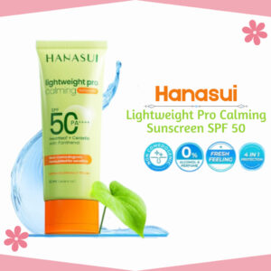 hanasui lightweight pro calming sunscreen spf 50 pa++++ 30ml/tabir surya