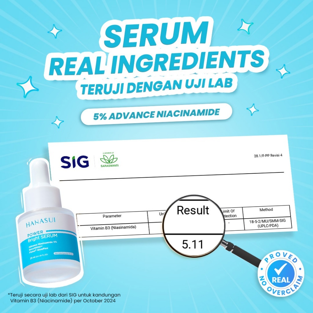 hanasui power bright serum 20ml/serum wajah hanasui power bright serum 20ml/serum wajah