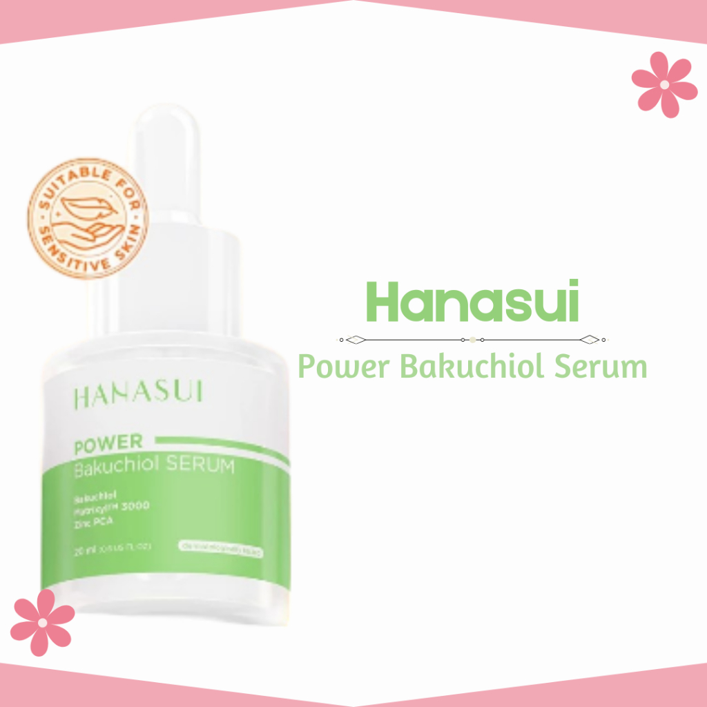 hanasui power bakuchiol serum 20ml/serum wajah hanasui power bakuchiol serum 20ml/serum wajah