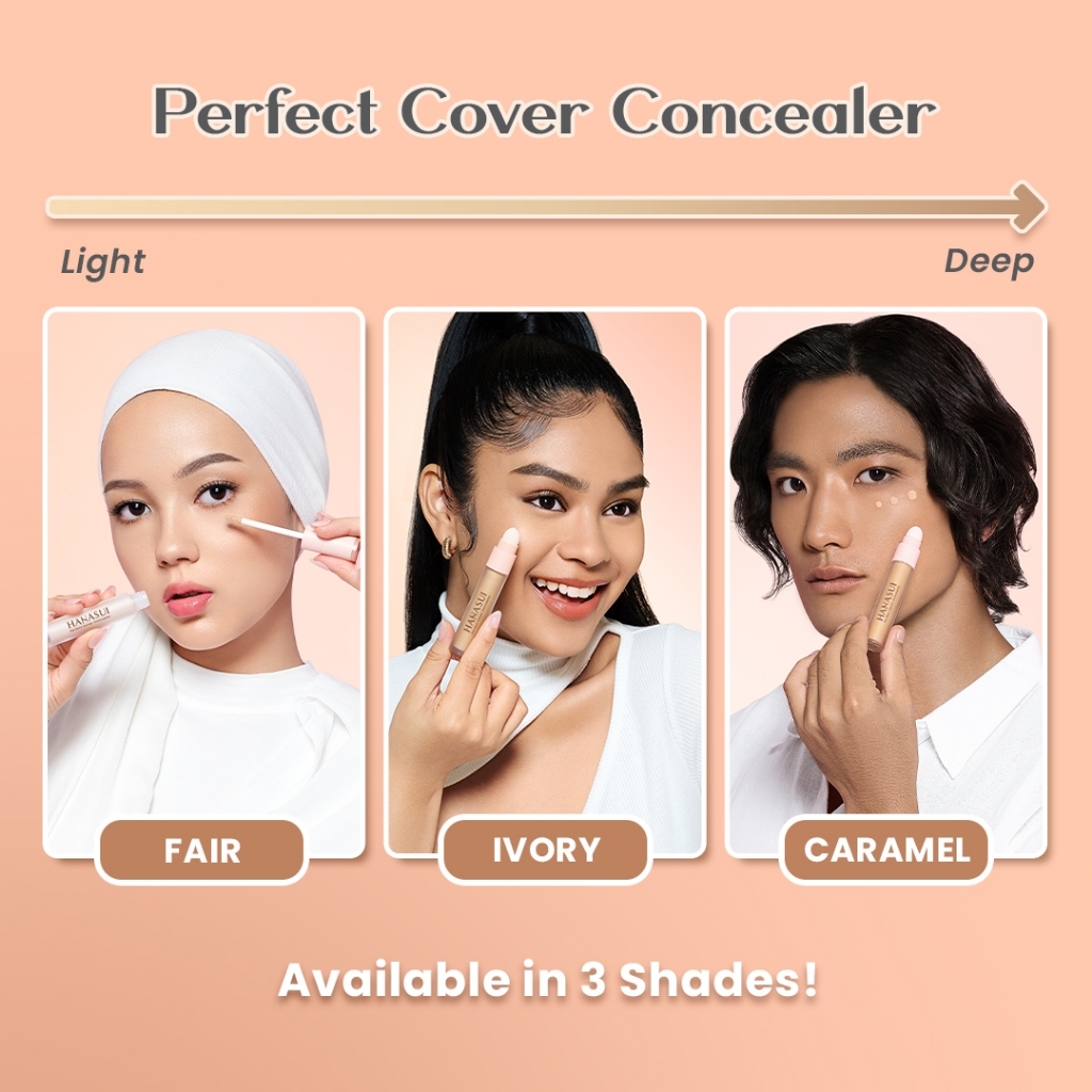 hanasui perfect cover concealer 4,5g hanasui perfect cover concealer 4,5g