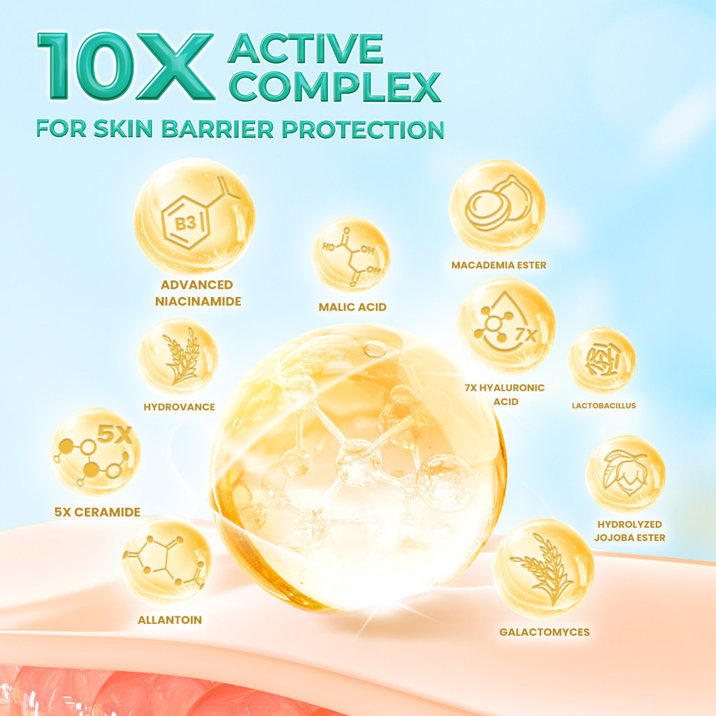 hanasui 10x ceramide probiotics moisturizer gel 30g/pelembab wajah hanasui 10x ceramide probiotics moisturizer gel 30g/pelembab wajah