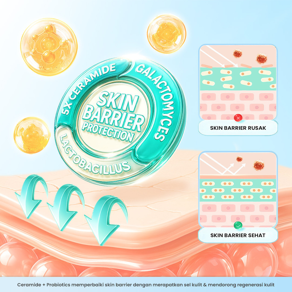 hanasui 10x ceramide probiotics moisturizer gel 30g/pelembab wajah hanasui 10x ceramide probiotics moisturizer gel 30g/pelembab wajah