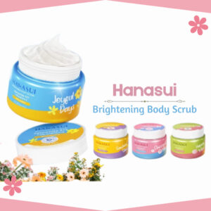 hanasui brightening body scrub 200g/lulur badan